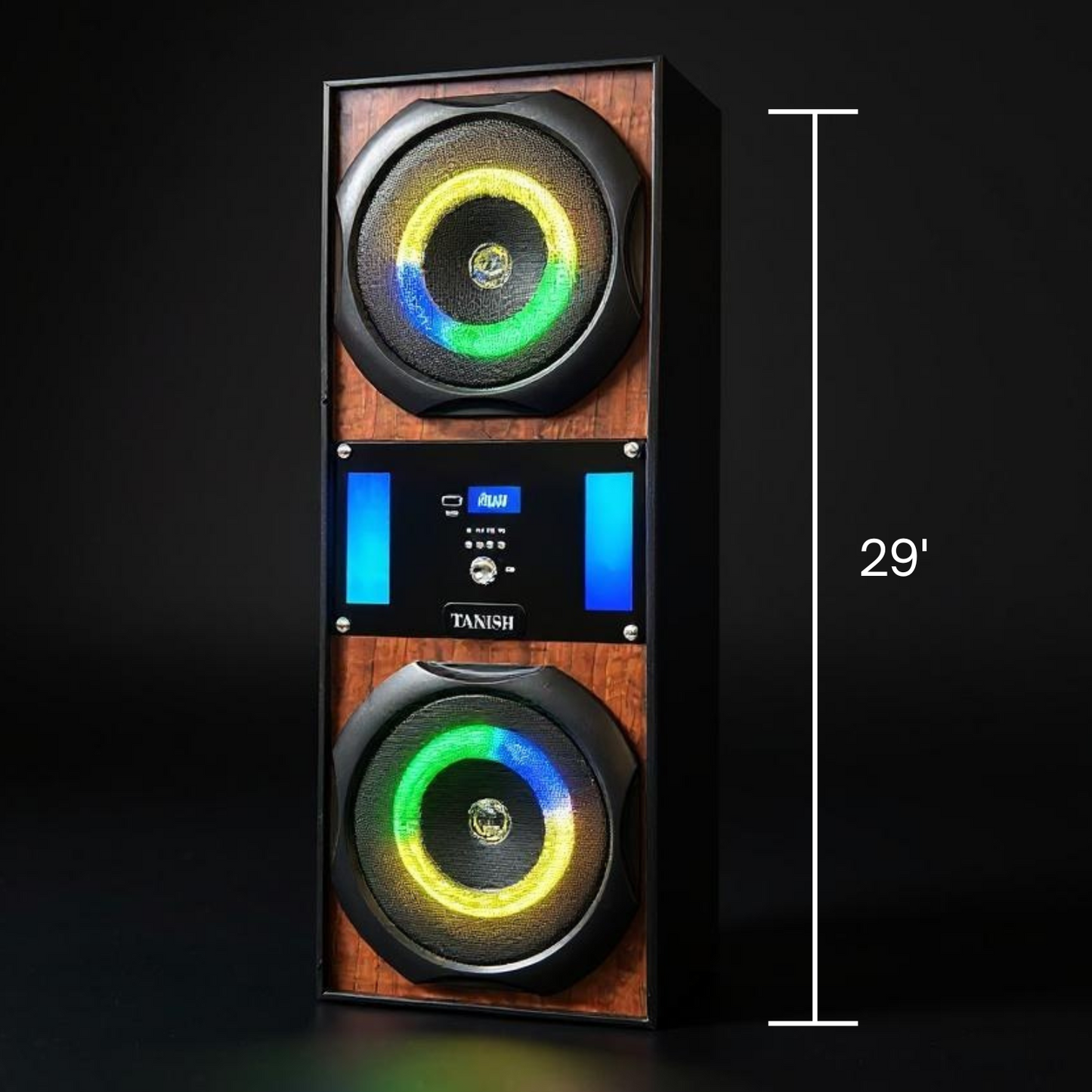 Tanish Boxer Tower Speakers – Premium Home Theater Speakers with 8-Inch Woofer | Best Home Theater Under 10000