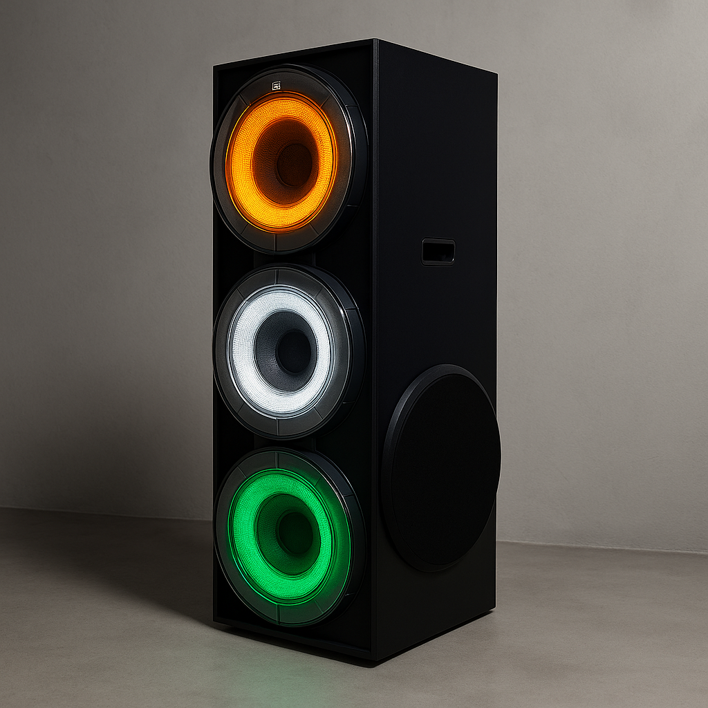 Tanish Vande Bharat Tower Speaker – 10” Woofer | Best Affordable Speaker for Home