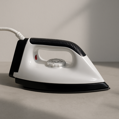 Tanish Extra Lightweight Thermostatic Electric Iron – 750W with Non-Stick Sole Plate