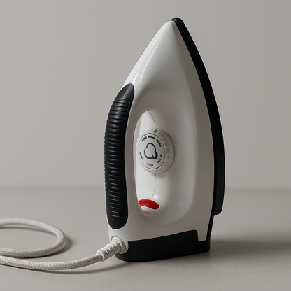 Tanish Extra Lightweight Thermostatic Electric Iron – 750W with Non-Stick Sole Plate