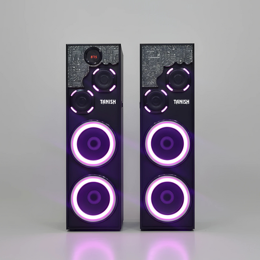 Model 8888 Tower Speakers – Premium Home Theater Speakers with Quad 8-Inch Woofers | Best Home Theater