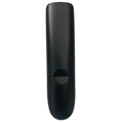 Rear view of the OnePlus TV Remote showing its smooth, ergonomic back panel and battery compartment.