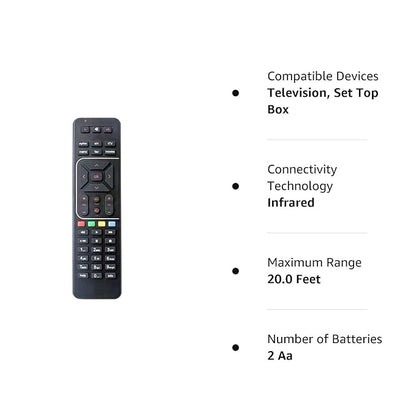 Airtel DTH Remote Control – Compact, Durable & Energy-Efficient with Ergonomic Design