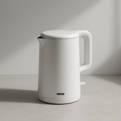 tanish electronics white kettle front image