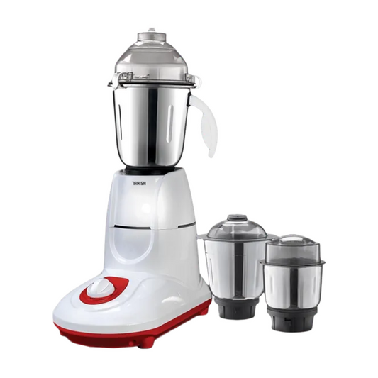 Tanish Mixer Grinder – 750 Watts Powerful Motor – 3 Stainless Steel Jars (1.7L, 1L, 300ml) – 1 Year Warranty