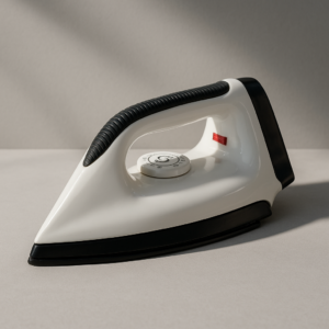 Tanish Extra Lightweight Thermostatic Electric Iron – 750W with Non-Stick Sole Plate