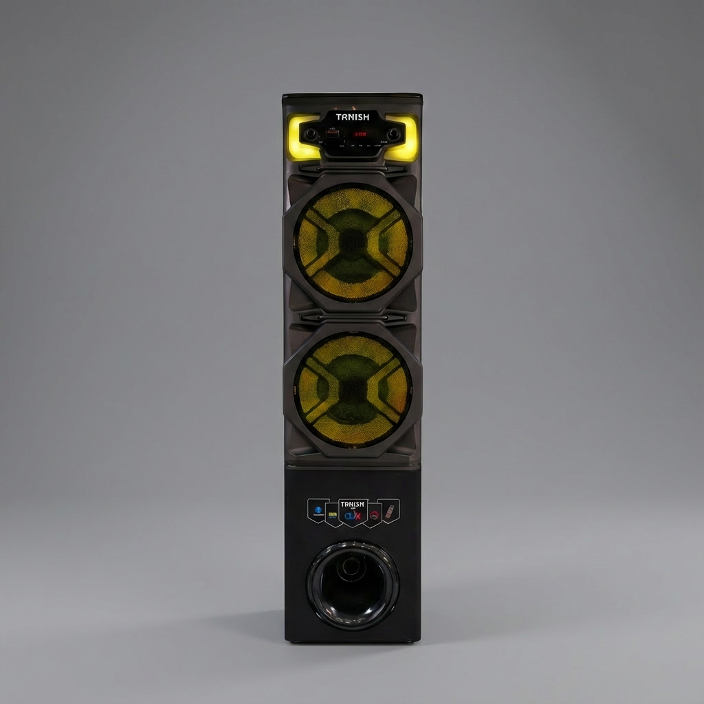TANISH 8383 High-Performance Floor Standing Speaker System