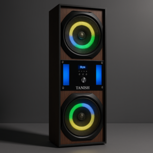 Tanish Boxer Tower Speakers – Premium Home Theater Speakers with 8-Inch Woofer | Best Home Theater Under 10000