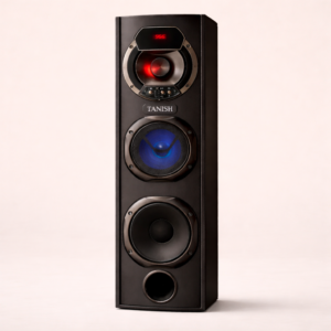 Tanish 8002 2.1 Speaker System – Dual 4 Inch Speakers with 8 Inch Woofer | Deep Bass Tower Speaker