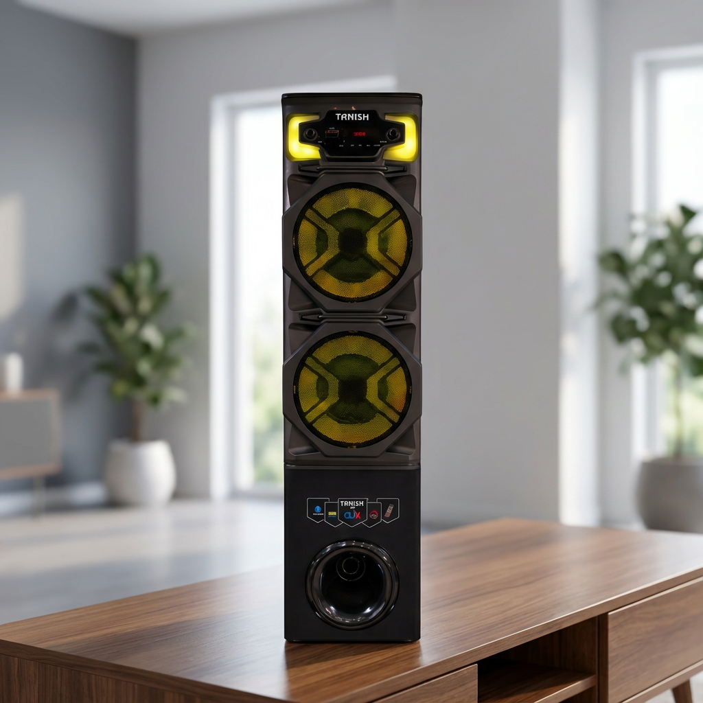 TANISH 8383 High-Performance Floor Standing Speaker System - Image 2