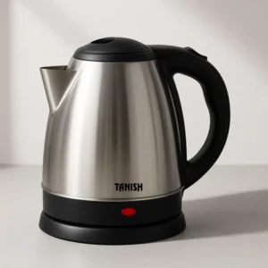 Tanish Classic Stainless Steel Electric Kettle - 1.5L, 1500W, Cordless, Fast Boil with 1-Year Warranty