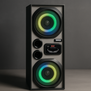 Tanish Thunder Tower Speaker – 8” Woofer & Dual 4” Speakers | Bluetooth Home Theatre